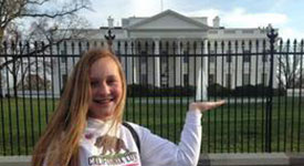 Explorica students on tour in Washington DC