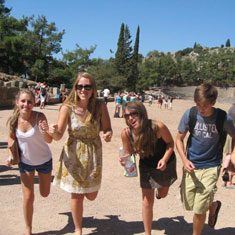 Explorica Students in Marathon Greece